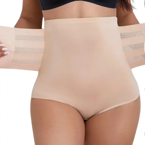Culotte gainante forte compression silhouette affinée