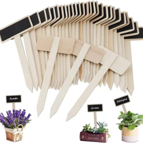 Étiquettes ardoise pour plantes aromatiques jardin – Identification élégante et durable pour potager maison
