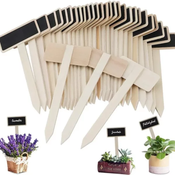 Étiquettes ardoise pour plantes aromatiques jardin – Identification élégante et durable pour potager maison