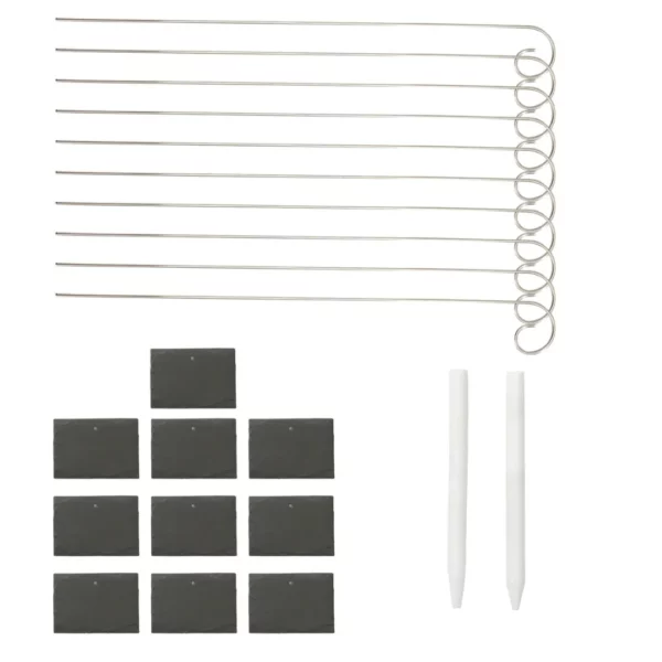 Étiquettes de jardin ardoise avec crayon – Réutilisables et élégantes pour un potager bien organisé – Image 7