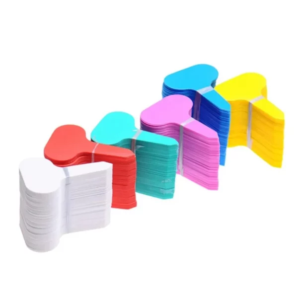 Étiquettes plantes jardin en plastique coloré – Repérage facile et durable de vos semis et fleurs – Lot multicolore résistant aux intempéries – Image 3