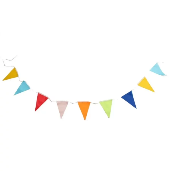 Fanions décoratifs tissu pour fête extérieure – Image 6