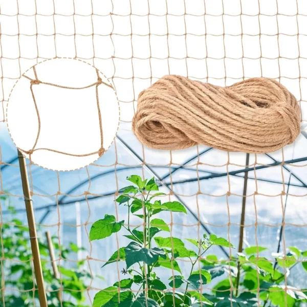 Ficelle de jardinage biodégradable en jute – Écologique, résistante et idéale pour potager durable