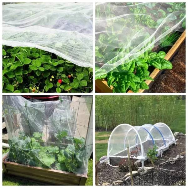 Filet anti-insectes pour potager maille fine – Protection efficace contre ravageurs et nuisibles – Cultures saines garantis