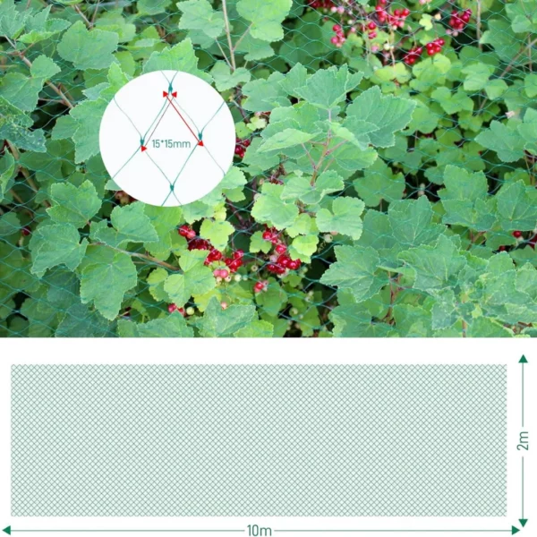 Filet de protection contre oiseaux pour potager – Image 7