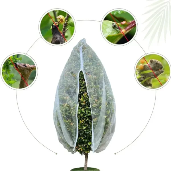 Filet de protection fraisiers jardin réutilisable – Protège efficacement vos récoltes contre oiseaux et nuisibles – Résistant et facile à installer – Image 3