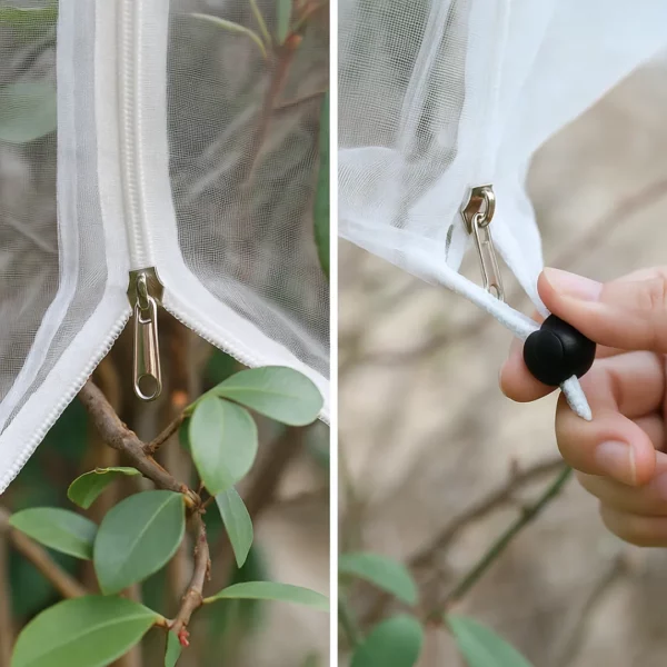 Filet de protection fraisiers jardin réutilisable – Protège efficacement vos récoltes contre oiseaux et nuisibles – Résistant et facile à installer – Image 4
