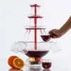 Fontaine à jus verre pour mariage jardin