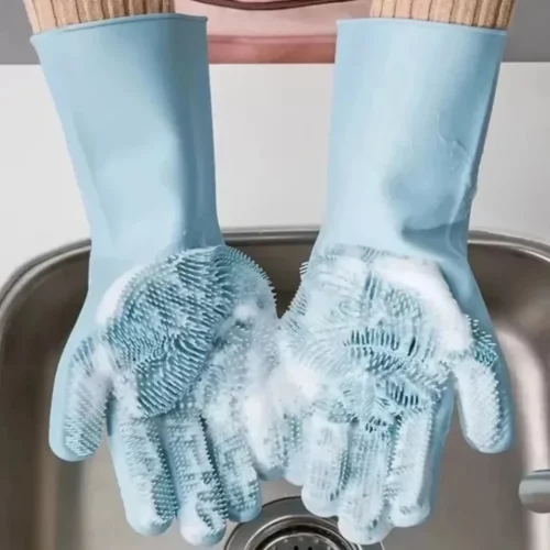 Gant brosse pour nettoyage outils de jardin – Élimine la saleté tenace rapidement et sans effort