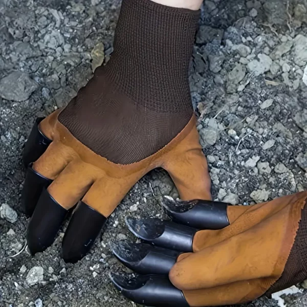 Gants de jardinage avec griffes intégrées – Image 2