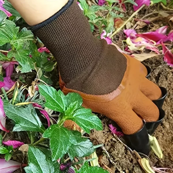 Gants de jardinage avec griffes intégrées – Image 4