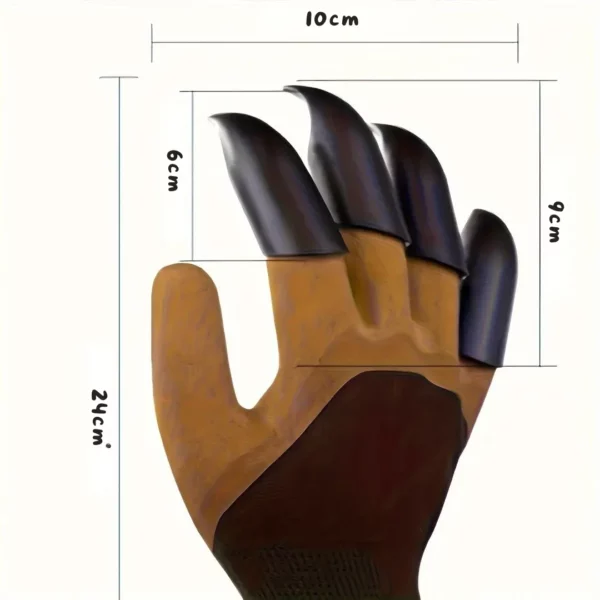 Gants de jardinage avec griffes intégrées – Image 6