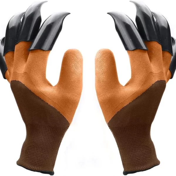 Gants de jardinage avec griffes intégrées