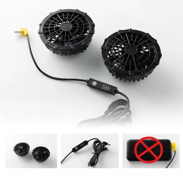 Gilet de refroidissement ventilé – Restez au frais l'été, idéal canicule, travail en extérieur ou sport intense – Image 7
