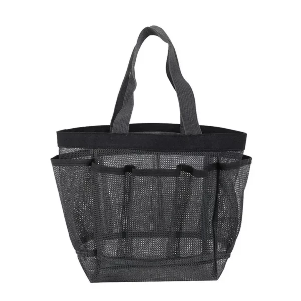 Grand sac fourre-tout de plage en maille – Ultra léger, grande capacité – Idéal pour serviettes, jouets et pique-niques – Image 6
