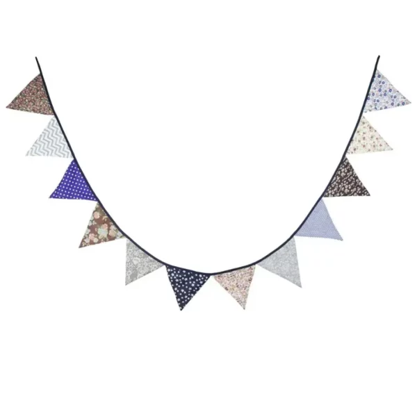 Guirlande fanions tissu réutilisable extérieur – Image 10