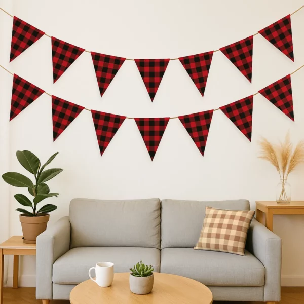 Guirlande fanions tissu réutilisable extérieur – Image 4
