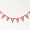 Guirlande fanions tissu réutilisable extérieur