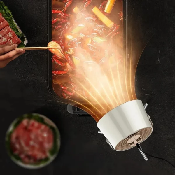Hotte de cuisine portable – Élimine les odeurs instantanément pour une cuisine toujours fraîche – Image 3