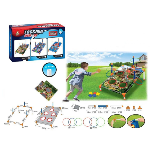 Jeu de lancer sacs pour jardin enfant – Image 5