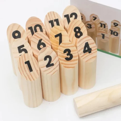 Jeu de quilles finlandaises pour jardin