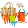 Kit enfant outils jardin avec sac toile – Apprenez à jardiner en s’amusant – Cadeau créatif et éducatif dès 3 ans