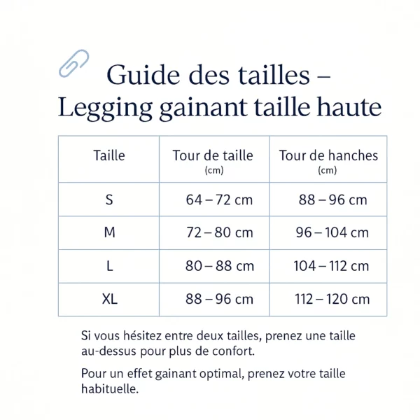 Legging gainant taille haute effet ventre plat – Affine la silhouette, galbe les hanches et booste la confiance – Image 3