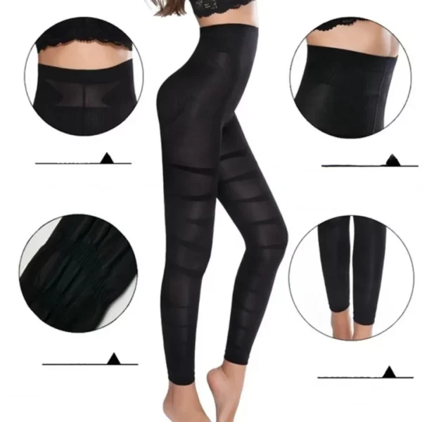 Legging gainant ventre cuisses et fesses – Silhouette affinée instantanément, effet sculptant & push-up ultra confort – Image 5