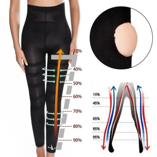 Legging gainant ventre cuisses et fesses – Silhouette affinée instantanément, effet sculptant & push-up ultra confort – Image 6