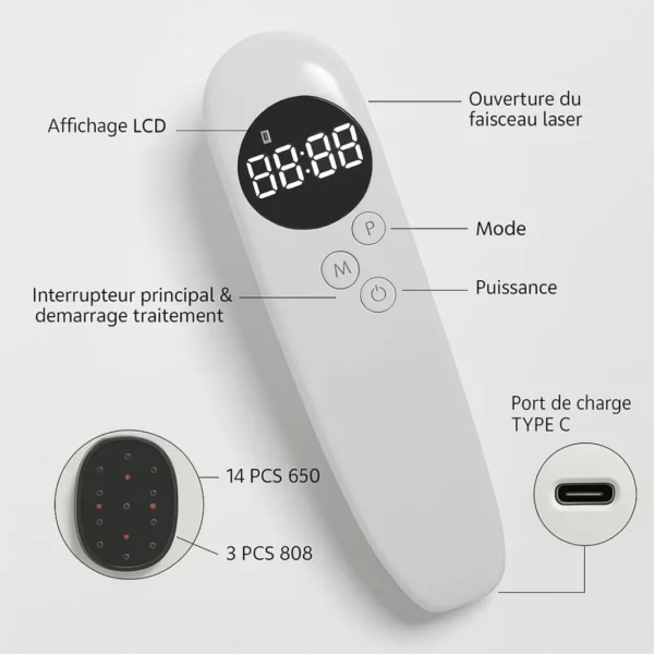 Masseur de Stimulation électrique sans fil EMS – Image 7