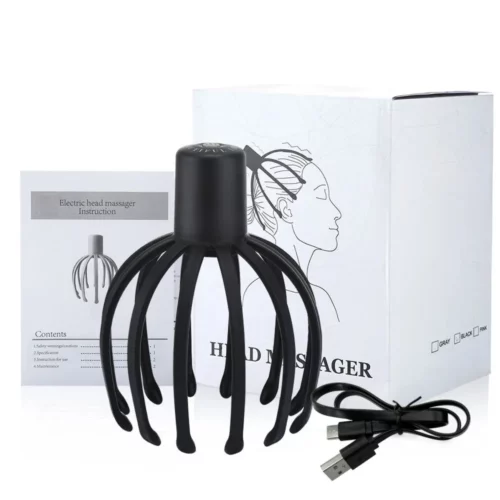 Masseur électrique de cuir chevelu à griffes de poulpe