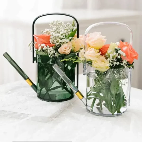 Mini arrosoir en plastique pour balcon – compact, léger et pratique pour arroser vos plantes sans effort – Image 2