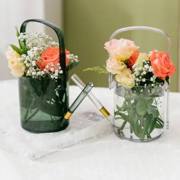 Mini arrosoir en plastique pour balcon – compact, léger et pratique pour arroser vos plantes sans effort – Image 3