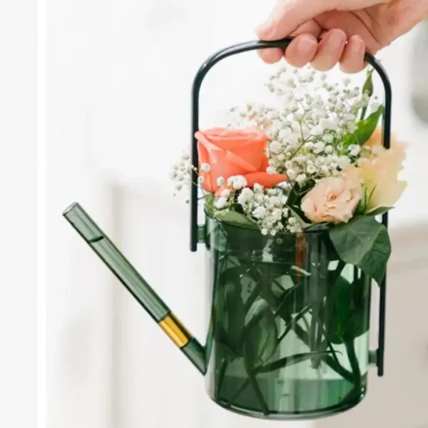 Mini arrosoir en plastique pour balcon – compact, léger et pratique pour arroser vos plantes sans effort – Image 4