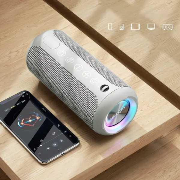 Mini enceinte bluetooth rechargeable fête jardin – Image 2
