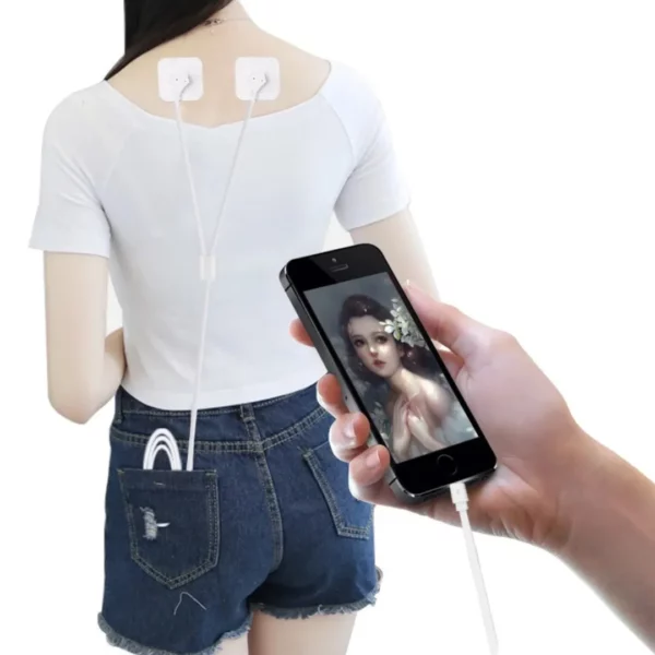 Mini masseur à impulsion à commande par téléphone portable – Image 3