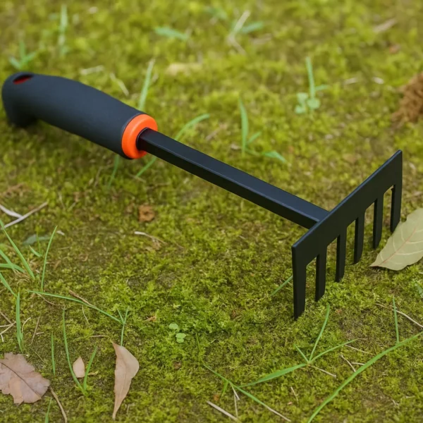 Mini râteau main pour potager surélevé – Outil ergonomique pour jardiner sans se pencher – Confort et précision garantis – Image 3