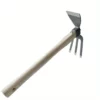 Mini serfouette acier pour entretien pot – Outil de jardinage précis pour désherber et aérer facilement vos plantes en pot