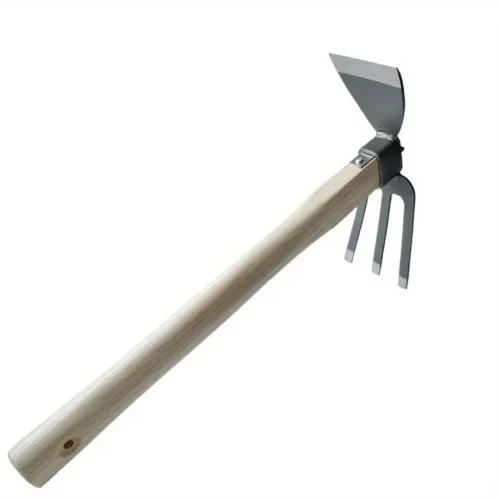 Mini serfouette acier pour entretien pot – Outil de jardinage précis pour désherber et aérer facilement vos plantes en pot