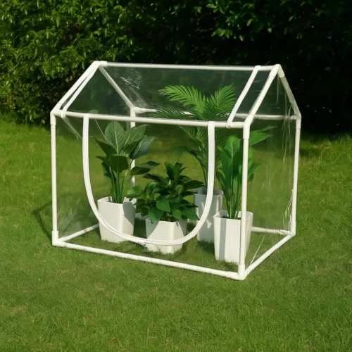 Mini serre de balcon en plastique transparent – Cultivez vos plantes toute l’année même en ville