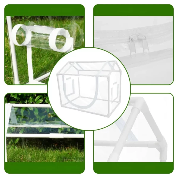 Mini serre de balcon en plastique transparent – Cultivez vos plantes toute l’année même en ville – Image 4