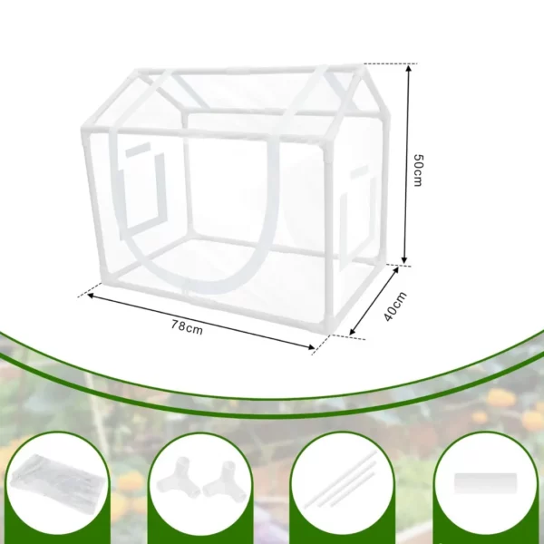 Mini serre de balcon en plastique transparent – Cultivez vos plantes toute l’année même en ville – Image 8