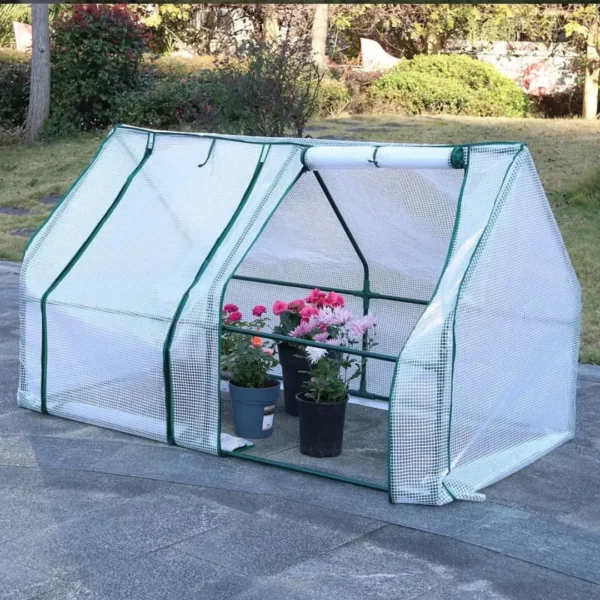 Mini serre plastique rigide pour balcon – Cultivez facilement vos plantes en ville toute l’année – Image 3