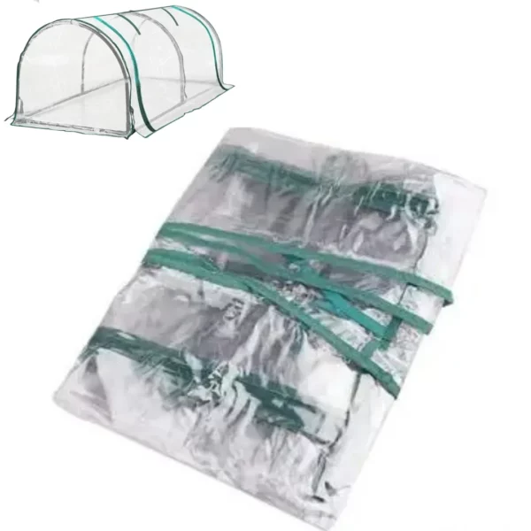 Mini serre tunnel plastique pour potager – Protège vos cultures du froid et accélère la croissance des légumes – Image 5