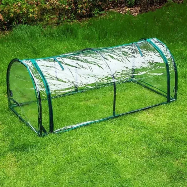 Mini serre tunnel plastique pour potager – Protège vos cultures du froid et accélère la croissance des légumes – Image 4