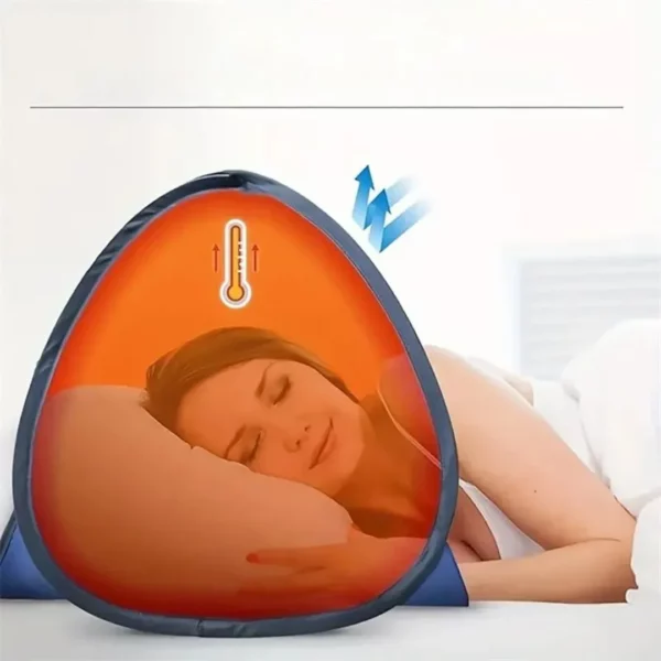 Mini tente de tête pop-up – Sauna facial portable pour détente, soins de peau et relaxation à domicile – Image 4