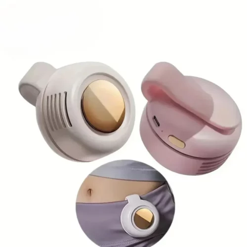 Mini ventilateur portable sans pale avec bouton – Rafraîchissement instantané partout – Silencieux et léger pour l’été