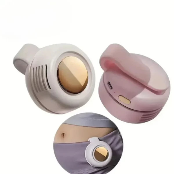 Mini ventilateur portable sans pale avec bouton – Rafraîchissement instantané partout – Silencieux et léger pour l’été
