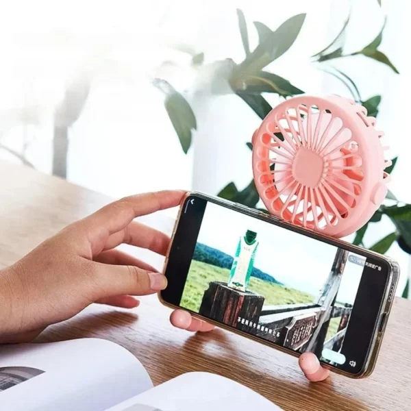 Mini ventilateur poulpe rechargeable par USB – Ultra compact et flexible pour une fraîcheur nomade partout – Image 4