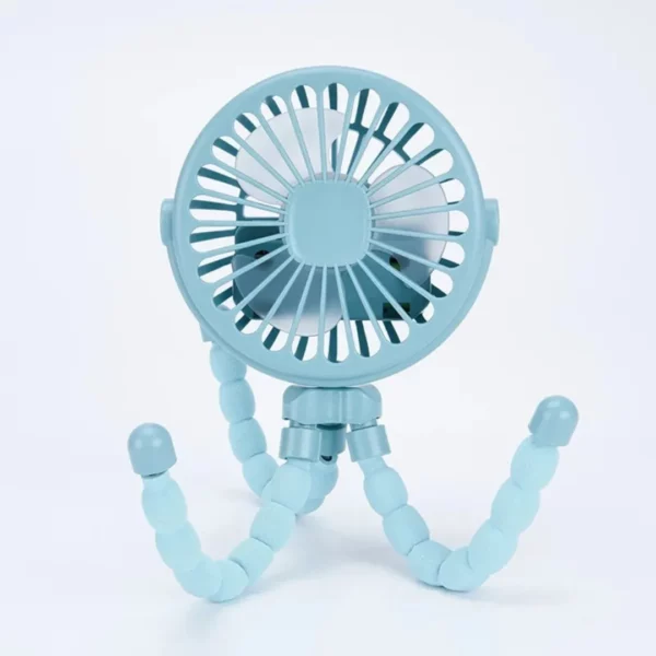 Mini ventilateur poulpe rechargeable par USB – Ultra compact et flexible pour une fraîcheur nomade partout – Image 6